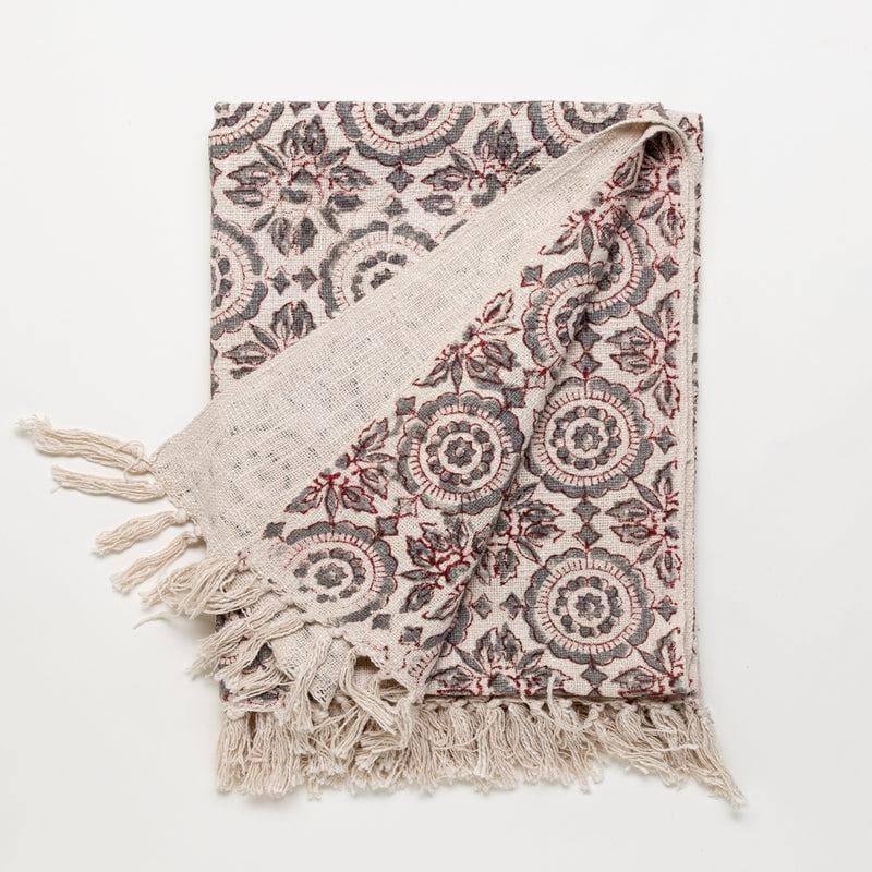 Aspiring Chakras Handblock Printed Throw media 5