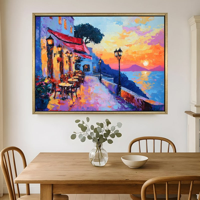 Alfresco Canvas Wall Painting With Frame