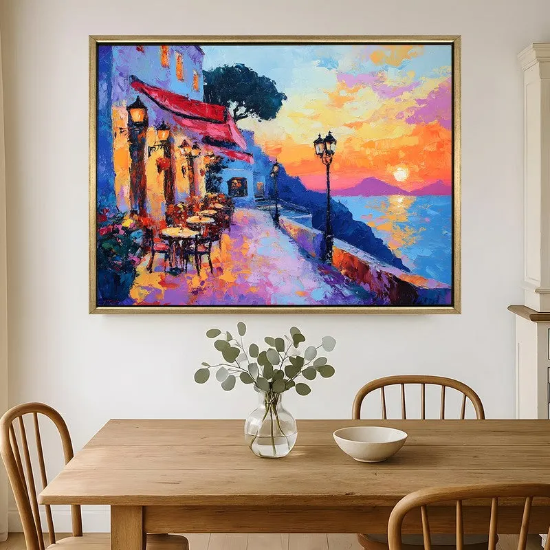 Alfresco Canvas Wall Painting With Frame media 1