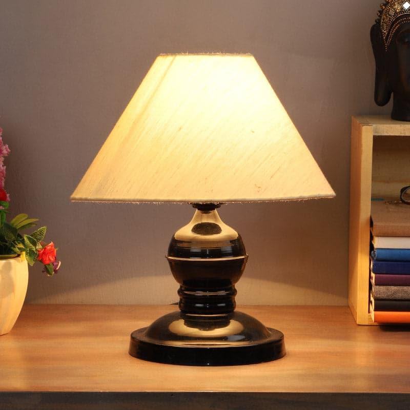 Marama Ursa Fabric Table Lamp - White,Black