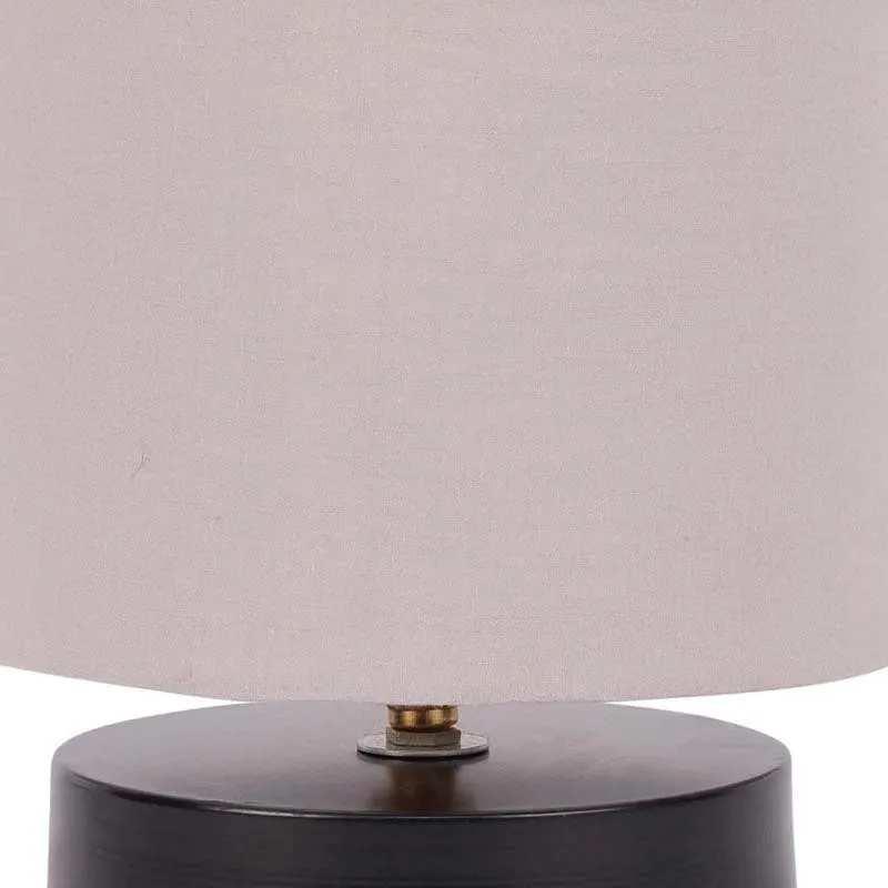 Dum Dum Fabric Table Lamp - Grey,Black media 6