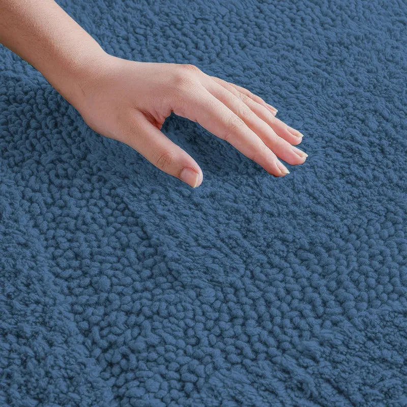 Paris Luxe Reversible Bath Mat - Teal media 4