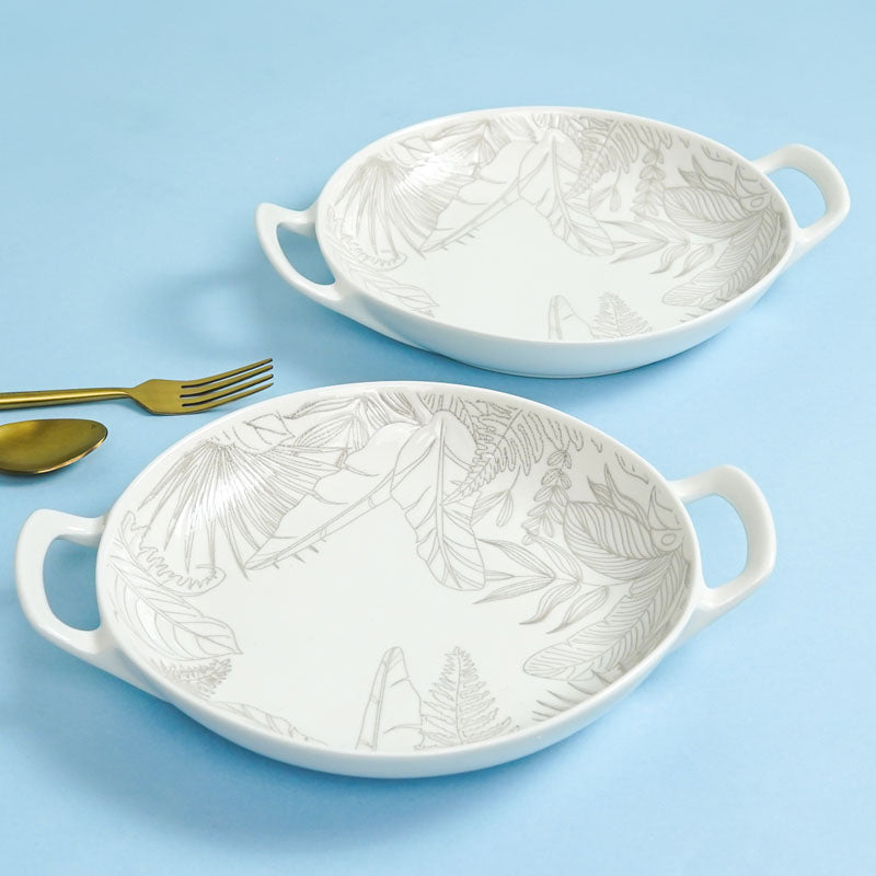 Celene Porcelain Platter - Set of Two media 4