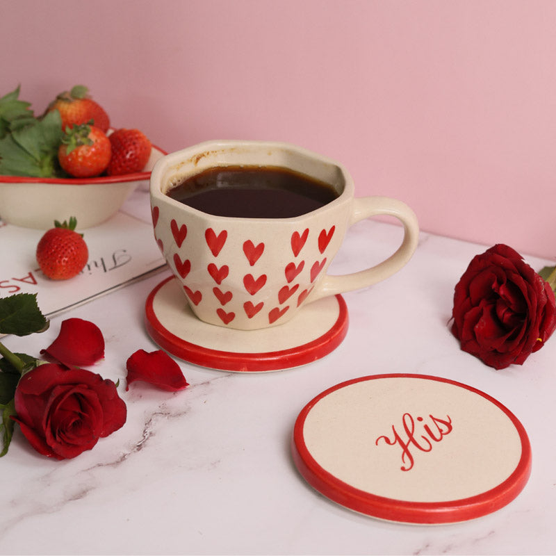 Hearty Brewmance Ceramic Coffee Mug (200 mL) - Two Piece Set media 4