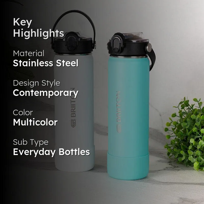 Dream Drip Bottle (White & Sky Blue, 750 mL Each) - Set Of Two media 2
