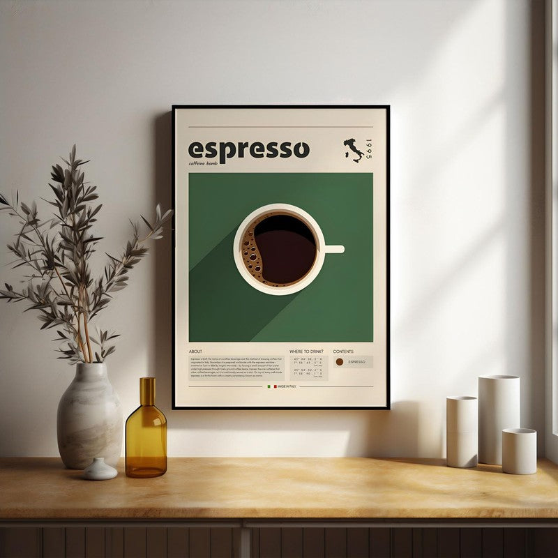 Art Of Espresso Framed Canvas Wall Painting media 5
