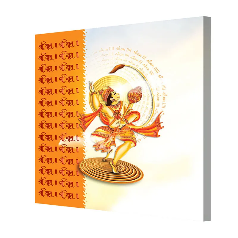 Chiranjivi Hanuman Wall Painting media 5