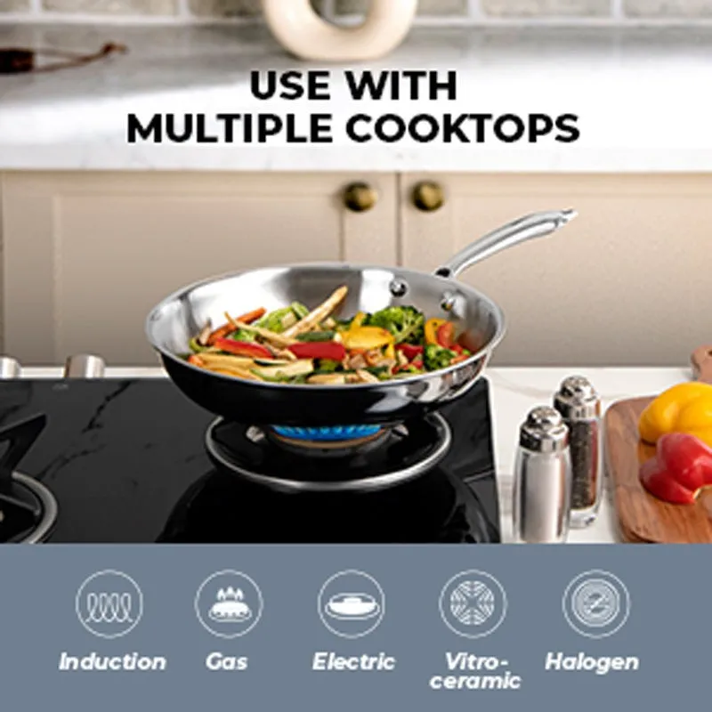 Bergner Induction Safe Frying Pan - 10 Inches media 1