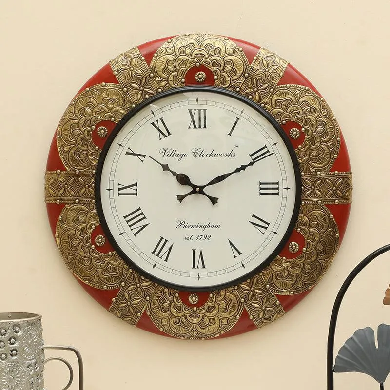 Crown Meridian Analog Wall Clock media 1