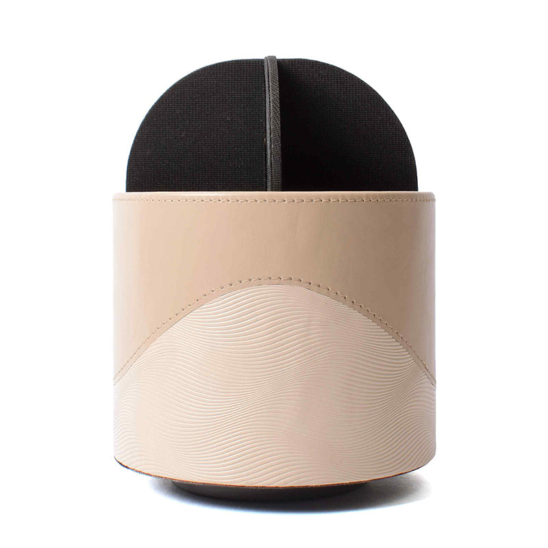 Veltrix Faux Leather Pen Stand - Beige media 8