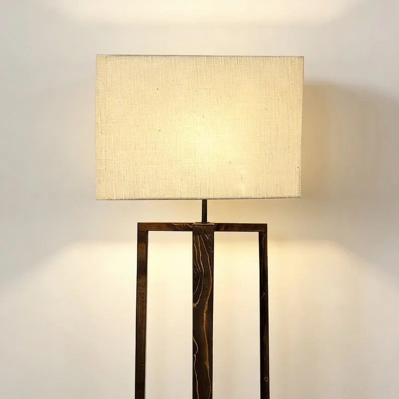 PureShade Wooden Floor Lamp - Brown media 5