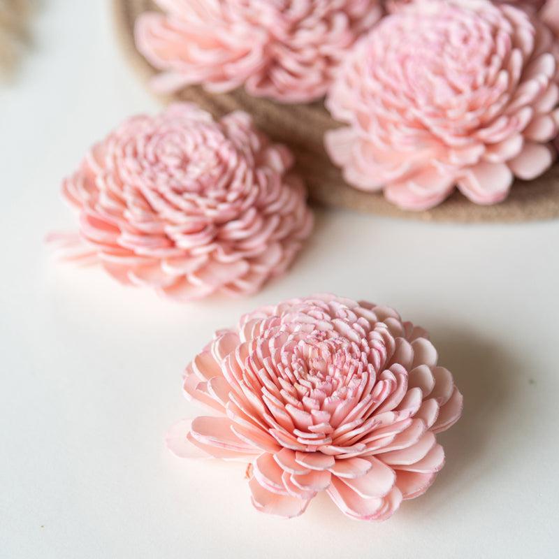 Estar Solawood Rose Flower (Pink) - Set Of Ten media 4