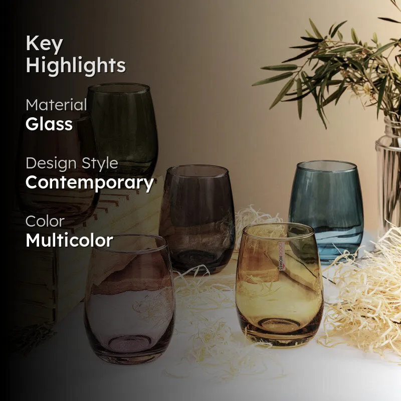 Glass Drinking Glasses (320 mL Each) - Set Of Six media 2