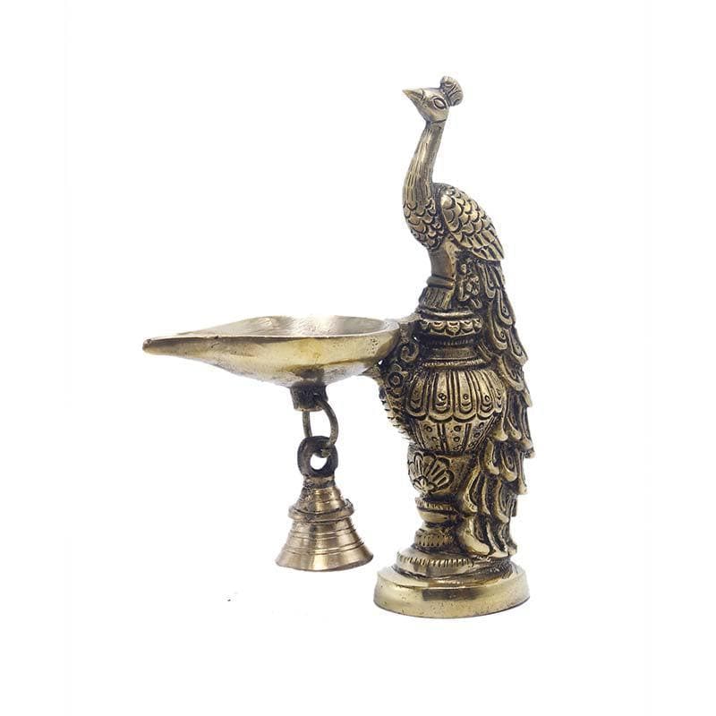 Graceful Peacock Diya media 3
