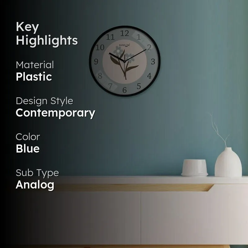 Whimso Floral Wall Clock media 2