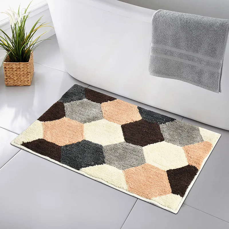 Hexadry Microfiber Bath Mat - Multicolor media 1