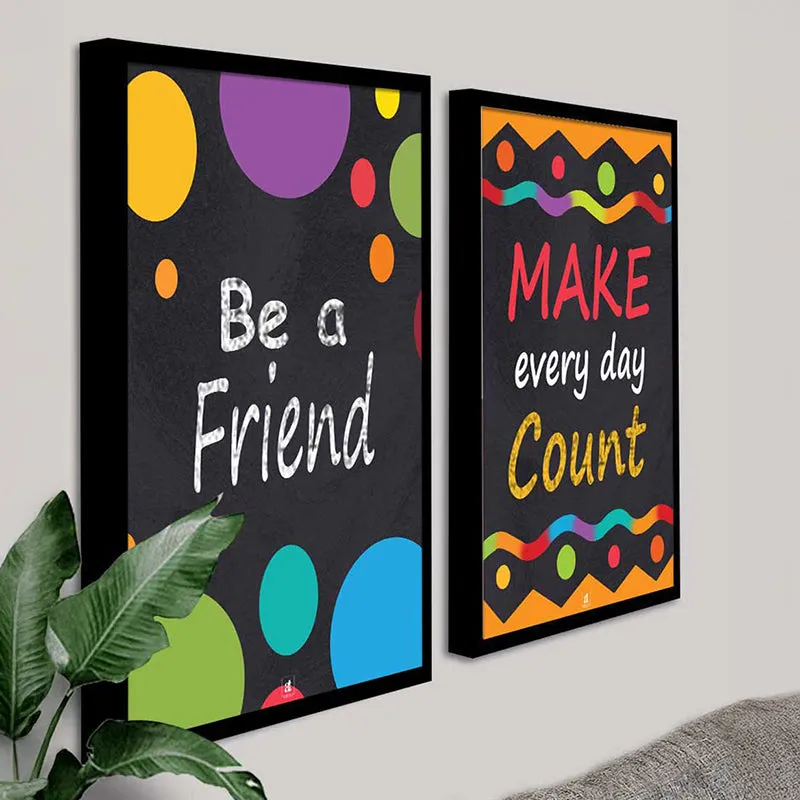 Make Everyday Count Wall Art - Set Of Two media 4