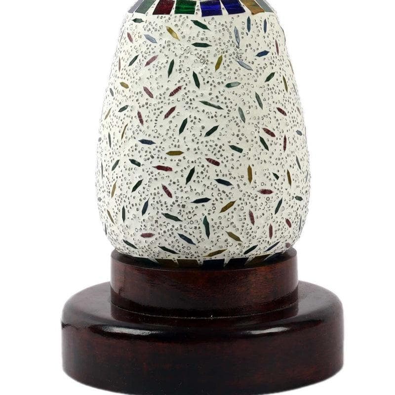 Soulful Mosaic Glass Table Lamp - Multicolor media 4