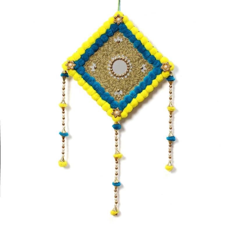 Lozenge Festive Latkan - Yellow & Blue media 4