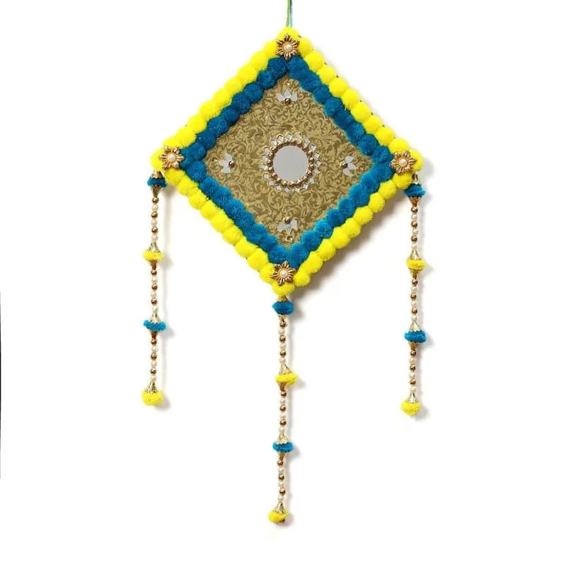 Lozenge Festive Latkan - Yellow & Blue media 4