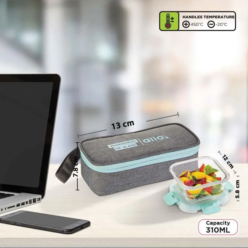 Jonas Lunchbox With Rectangle Grey Bag (310 ML) - Set Of Two media 7