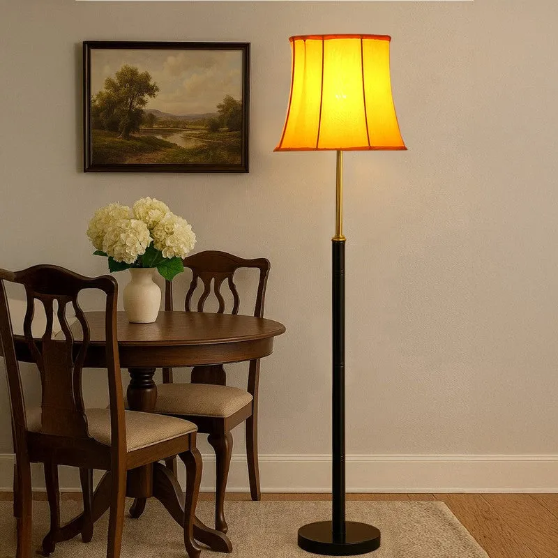 Modern Arc Wooden Floor Lamp - Yellow media 3