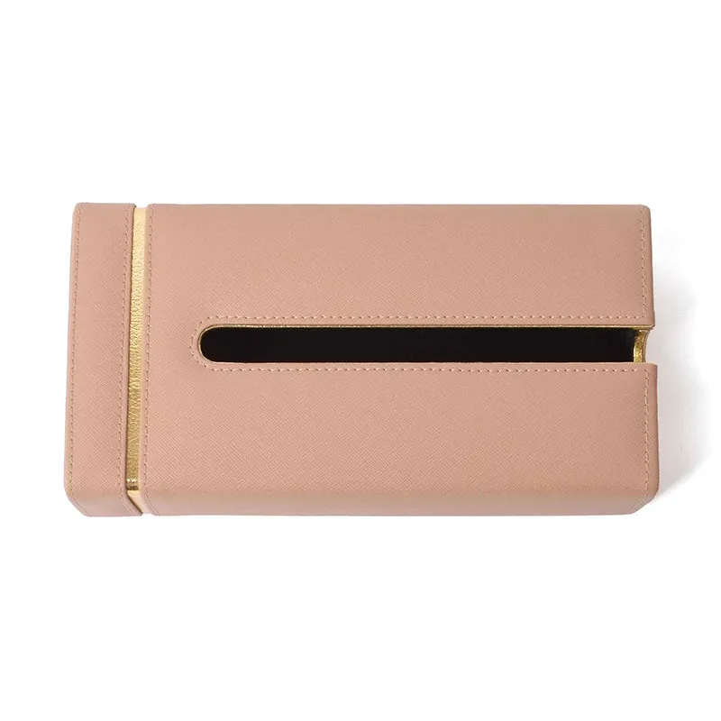 Ceastra Nuo Faux Leather Tissue Holder - Beige media 6