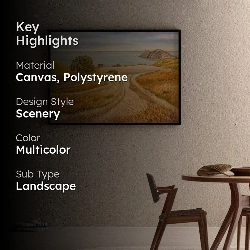 Wherever You May Be Canvas Wall Painting - Black Frame media 2