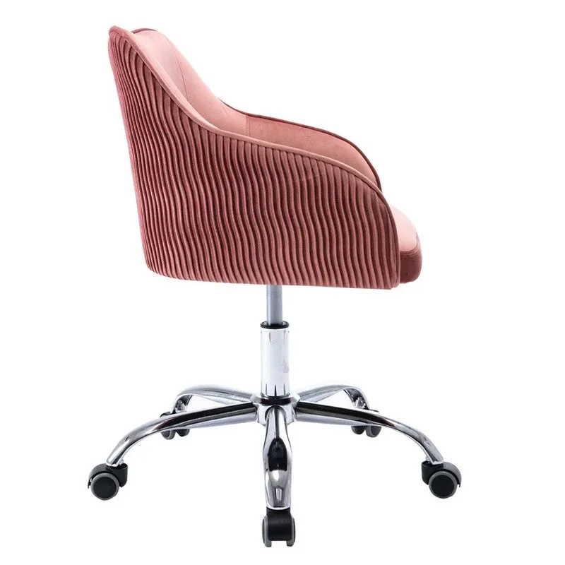 Seatron Metal Office Chair - Pink media 6