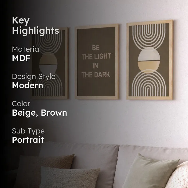 Believe Abtract Wall Art - Set Of Three media 2