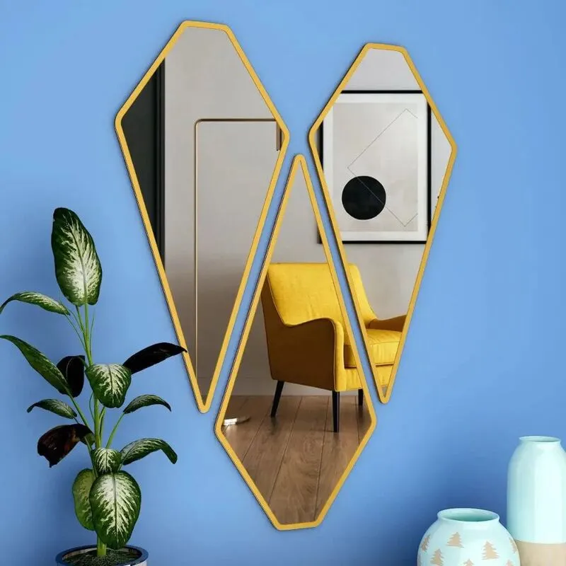 Diamond Reflections Wall Mirror - Set Of Three media 5
