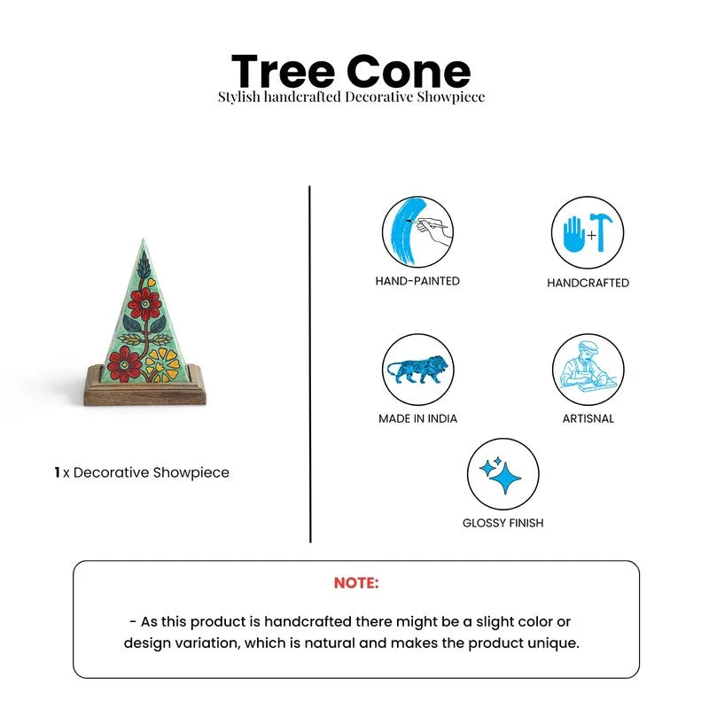 Tree Cone Ceramic Showpiece media 6