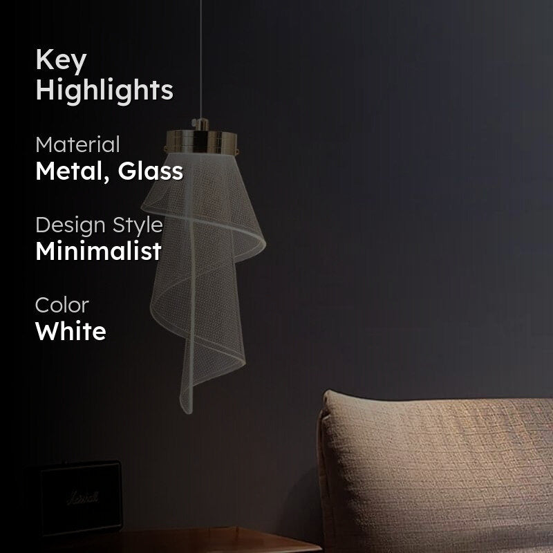 Crystal Choro LED Glass Ceiling Lamp media 2