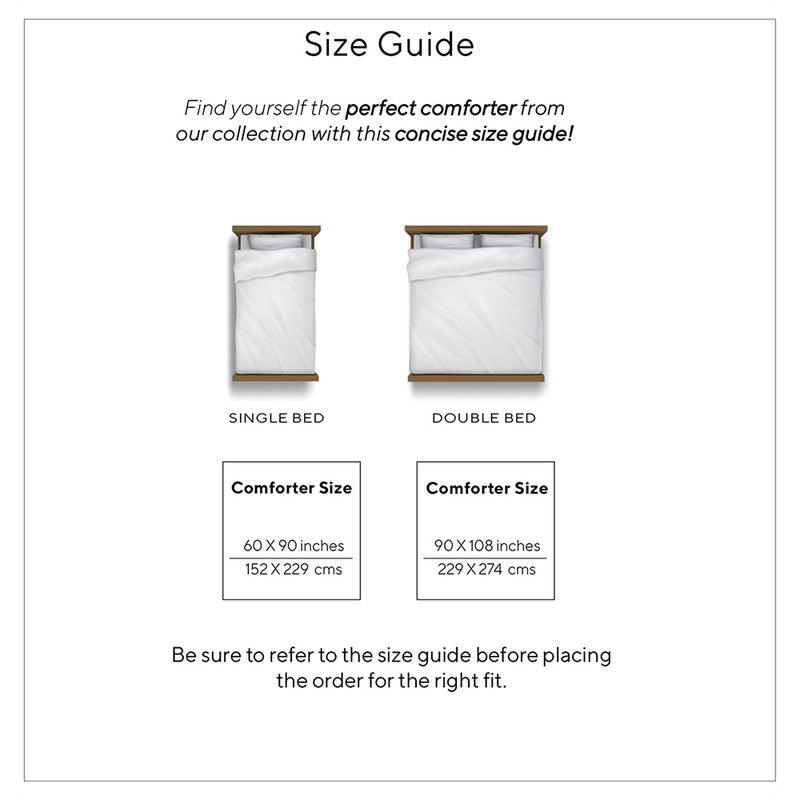 Golden Canopy Cotton Comforter - 350 GSM media 7
