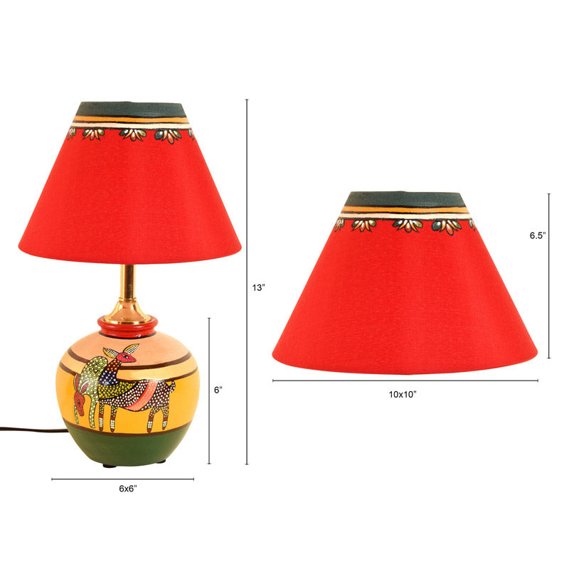 Inesa Terracotta Table Lamp - Multicolor media 6