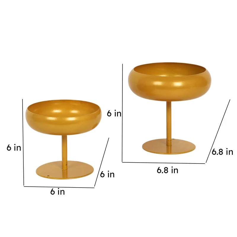 LumiStack Goblet Candler Holder - Set Of Two media 9