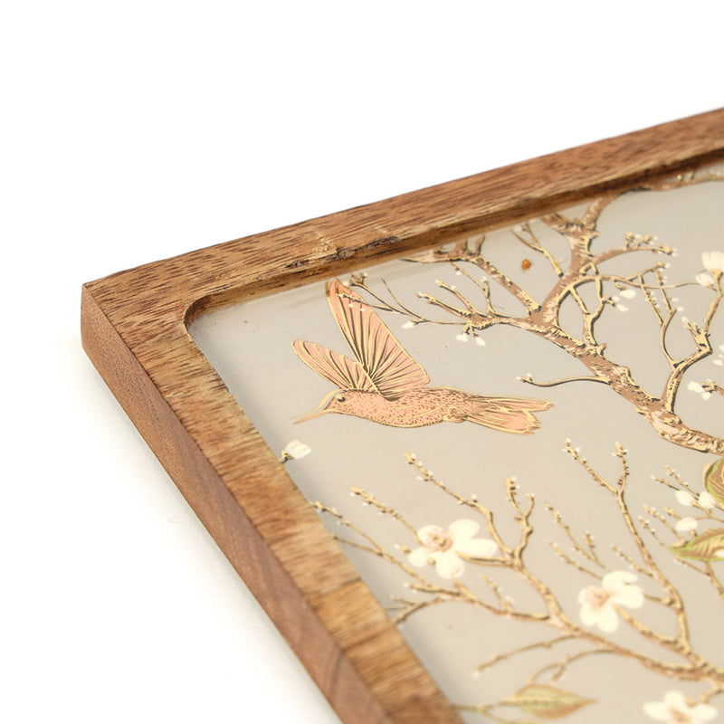 Ethereal Vines Mango Wood Platter - Square media 5