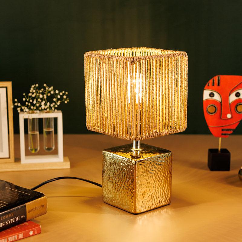Amta Ceramic Table Lamp - Gold media 5