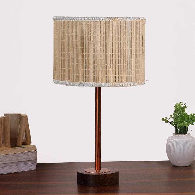Bambou Rodin Wooden Table Lamp - Beige,Copper,Brown media 3