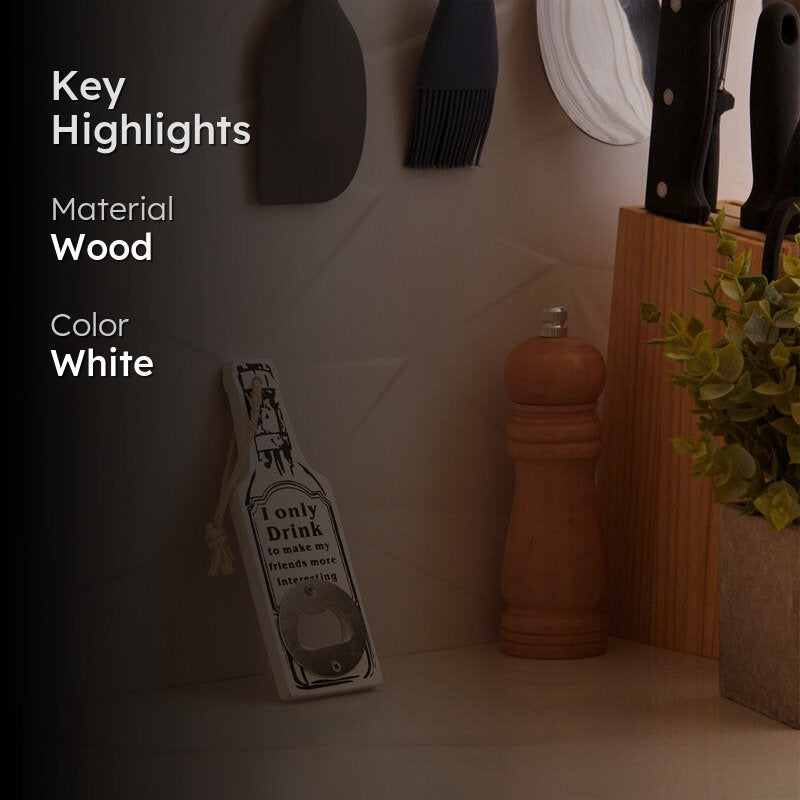 Beer & Friends Bottle Opener - White media 2