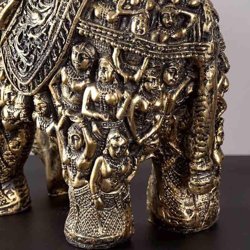 Khajuraho Carved Table Decor media 5