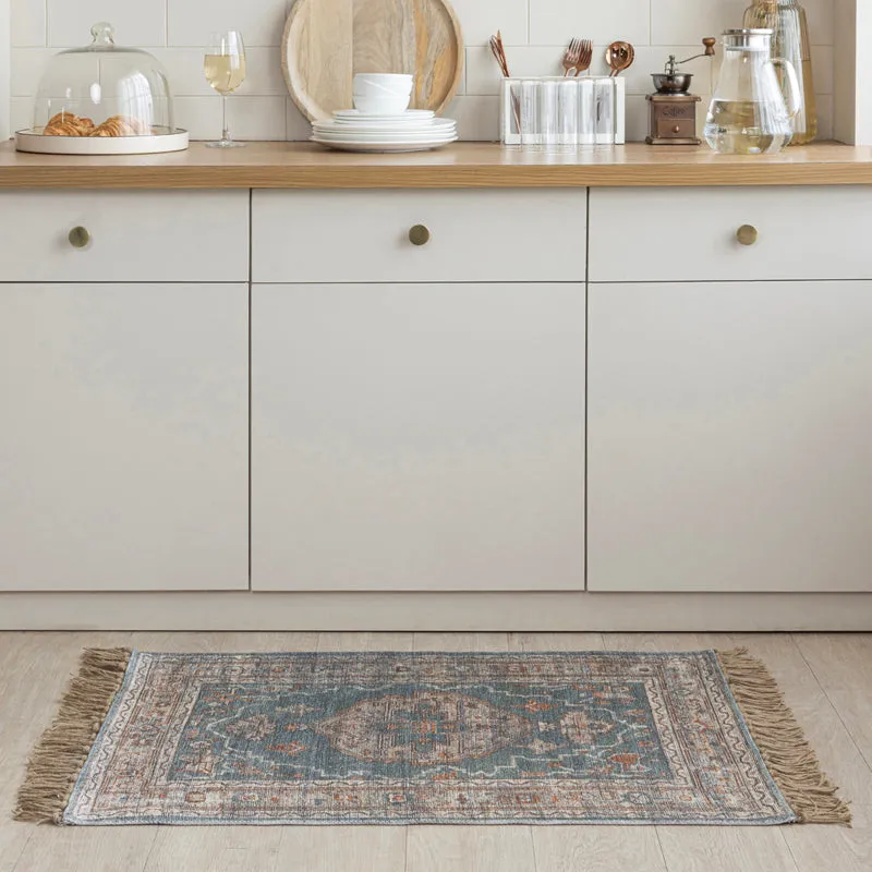Eryndor Cotton Door Mats - Blue media 4