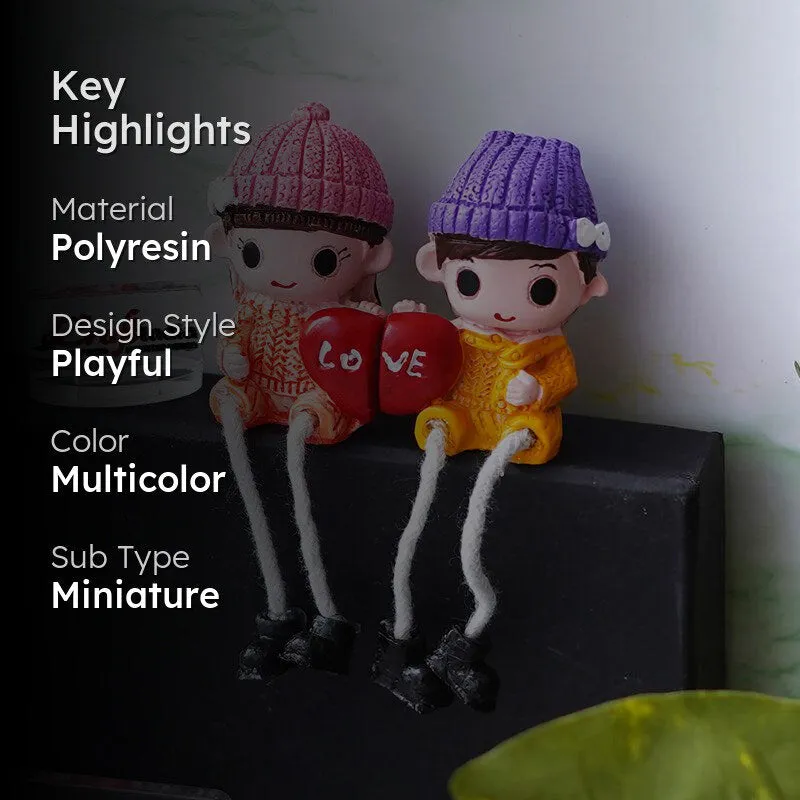 Cute Baby Couple Showpiece media 2