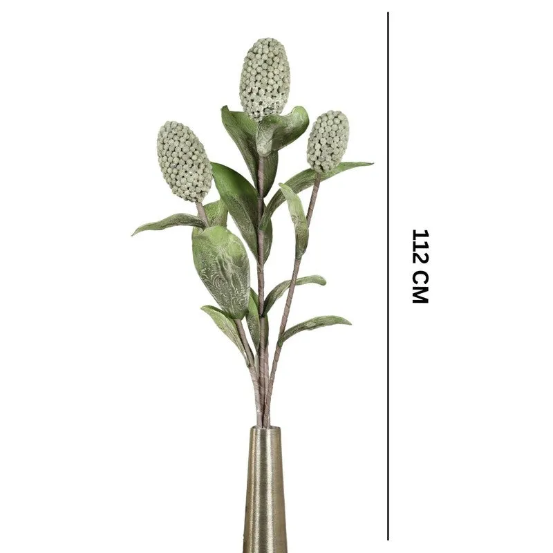 Decorative Artificial Corn Stalk Flower - Green media 5