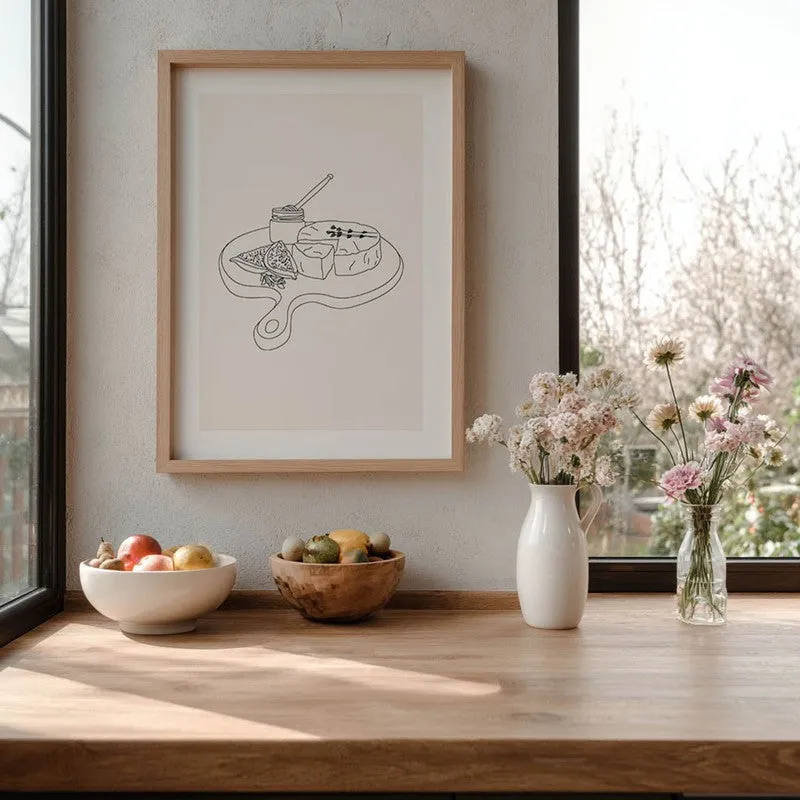 Tasty Tableau Archival Canvas Wall Art - Brown media 7