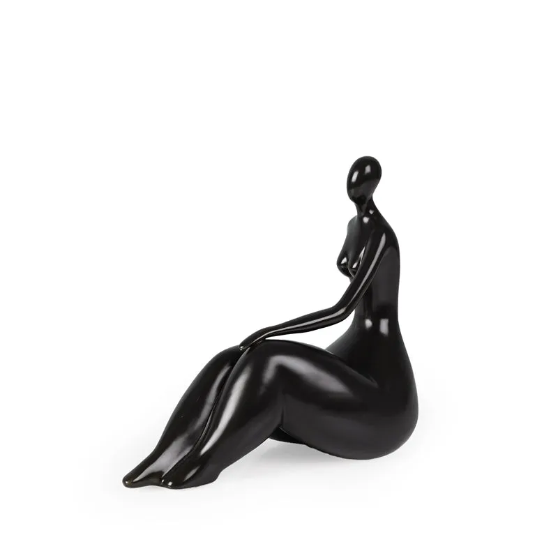 Grace & Poise Painted Resin Showpiece - Black media 6