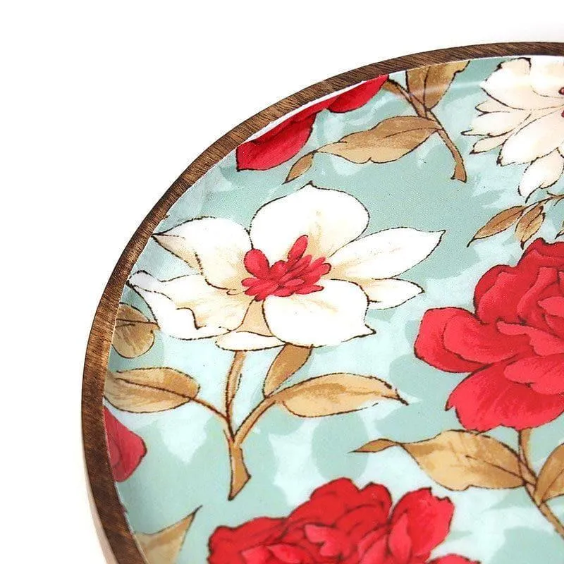 Hetty Floral Wood Pizza Platter media 4