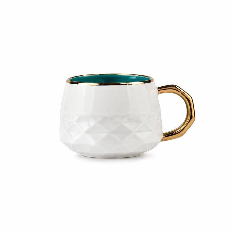 LuxeSip Porcelain Tea Cup (200 mL Each) - Set Of Six media 3