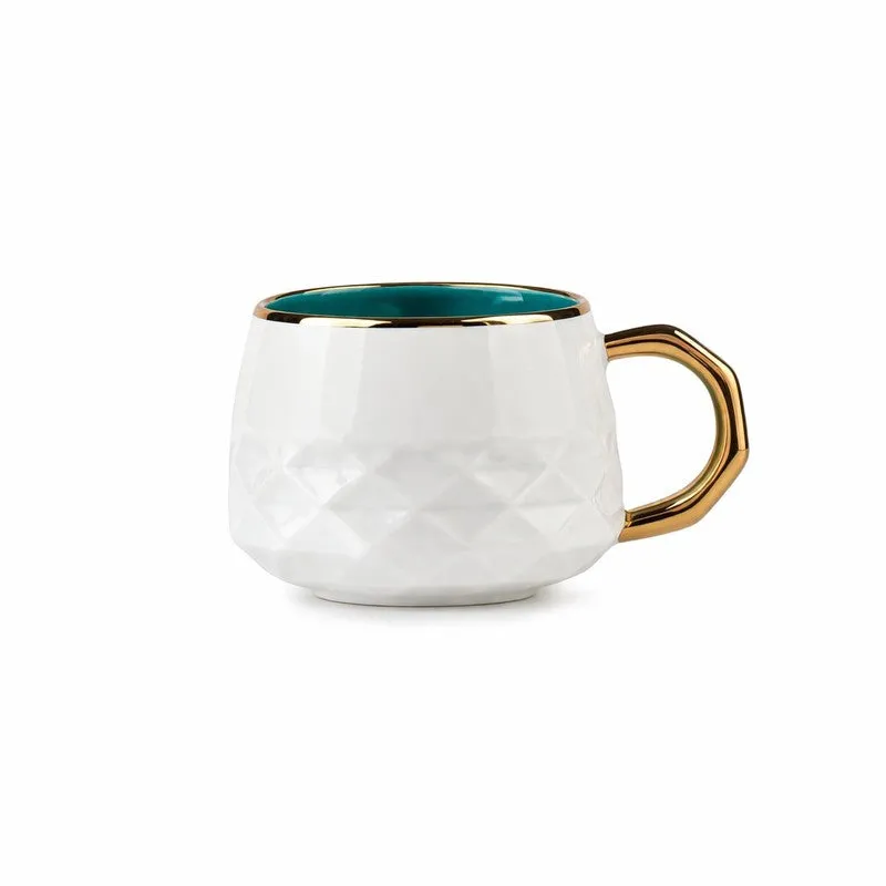 LuxeSip Porcelain Tea Cup (200 mL Each) - Set Of Six media 3