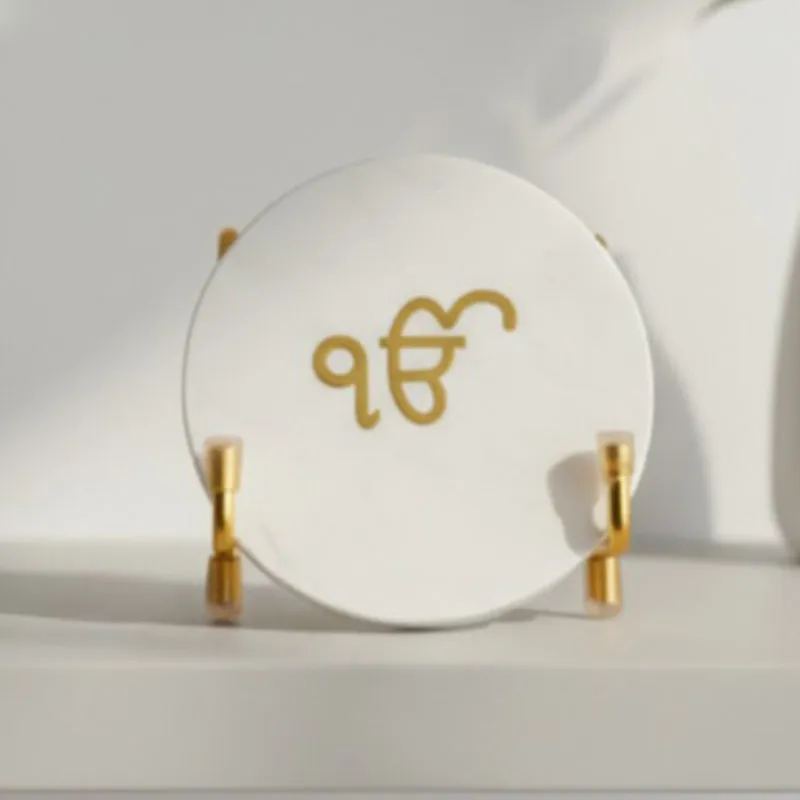 Ik Onkar Marble Spiritual Religious Accent media 1